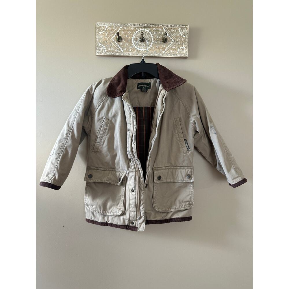 Eddie Bauer Kids Khaki UtilityWarm Winter Coat Outerwear Jacket